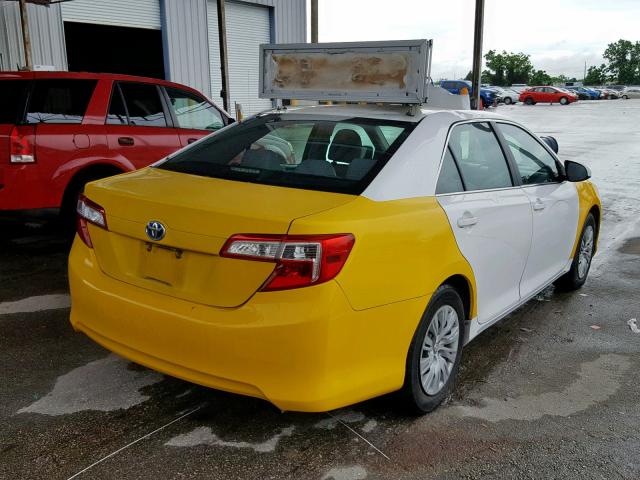 4T1BD1FK9CU038072 - 2012 TOYOTA CAMRY HYBR TWO TONE photo 4