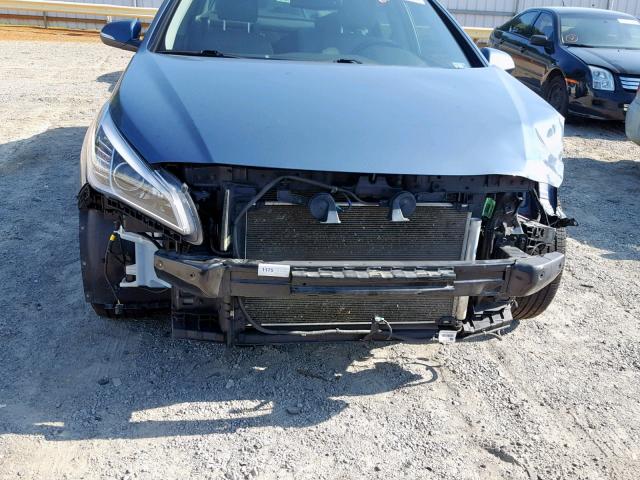 5NPE34AF1FH103656 - 2015 HYUNDAI SONATA SPO BLUE photo 9