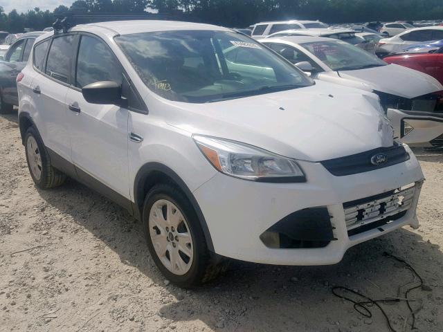 1FMCU0F71DUD33727 - 2013 FORD ESCAPE S WHITE photo 1