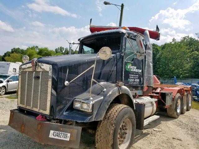 1NKDXBEXX8J226596 - 2008 KENWORTH CONSTRUCTI BLACK photo 2