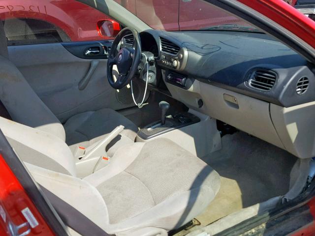 JHMZE14785S000392 - 2005 HONDA INSIGHT RED photo 5