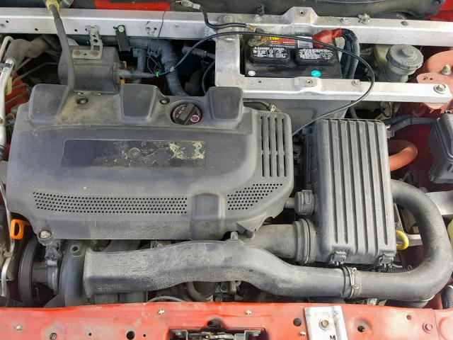 JHMZE14785S000392 - 2005 HONDA INSIGHT RED photo 7