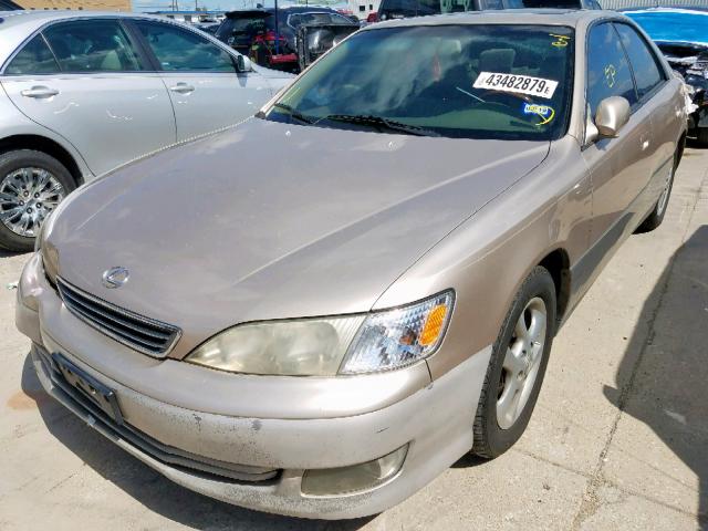 JT8BF28GX15106902 - 2001 LEXUS ES 300 TAN photo 2