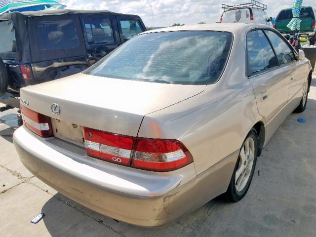 JT8BF28GX15106902 - 2001 LEXUS ES 300 TAN photo 4