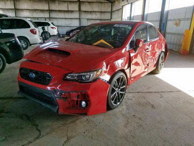 JF1VA1F61J8832914 - 2018 SUBARU WRX LIMITE RED photo 2