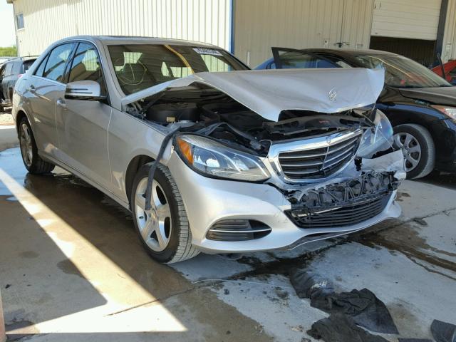 WDDHF5KB1EA784208 - 2014 MERCEDES-BENZ E 350 SILVER photo 1