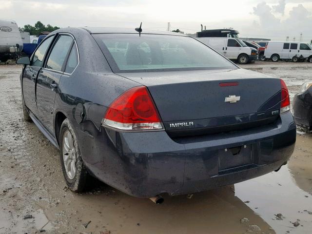 2G1WA5E30C1207593 - 2012 CHEVROLET IMPALA LS GRAY photo 3