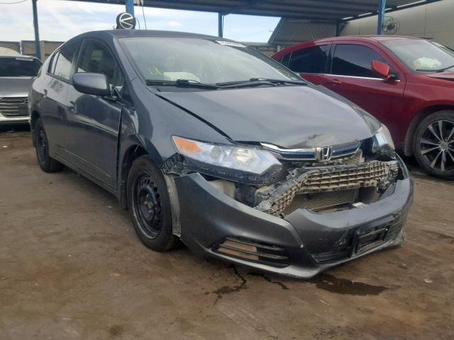 JHMZE2H53DS001169 - 2013 HONDA INSIGHT LX GRAY photo 1