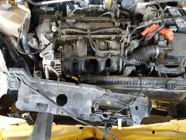 3FADP4FJ5DM144589 - 2013 FORD FIESTA TIT YELLOW photo 7