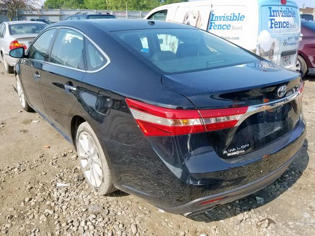 4T1BK1EBXDU004733 - 2013 TOYOTA AVALON BAS BLACK photo 3