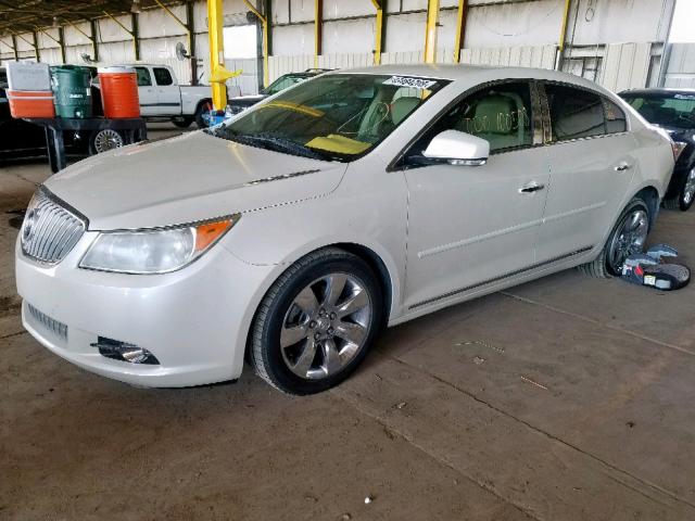 1G4GC5EC7BF390757 - 2011 BUICK LACROSSE C WHITE photo 2