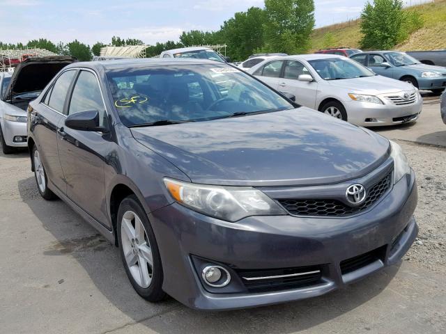 4T1BF1FK3CU141529 - 2012 TOYOTA CAMRY BASE CHARCOAL photo 1