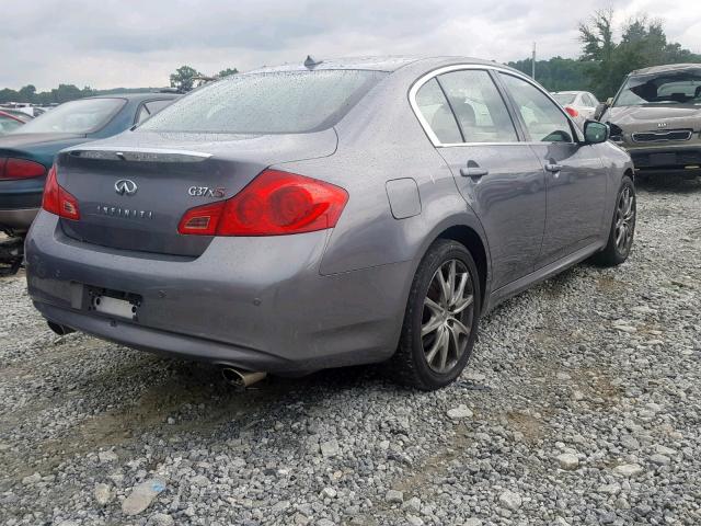 JN1CV6AR4CM678958 - 2012 INFINITI G37 CHARCOAL photo 4