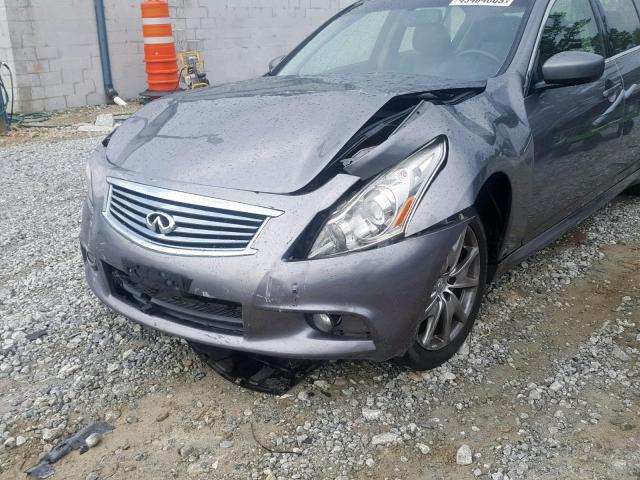 JN1CV6AR4CM678958 - 2012 INFINITI G37 CHARCOAL photo 9