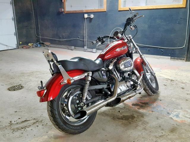 1HD1CT31XDC412267 - 2013 HARLEY-DAVIDSON XL1200 C RED photo 4