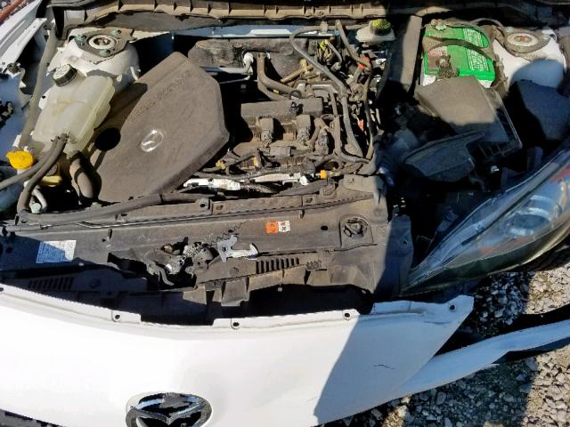 JM1BL1SG5A1289128 - 2010 MAZDA 3 I WHITE photo 7