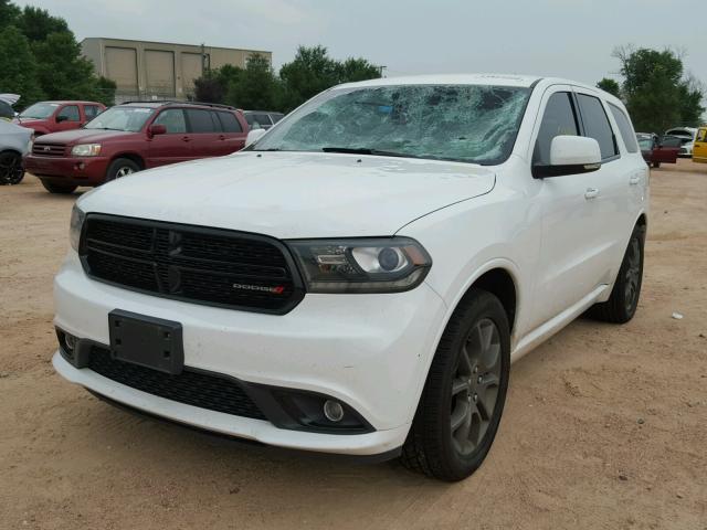 1C4RDHDG4GC396752 - 2016 DODGE DURANGO LI WHITE photo 2