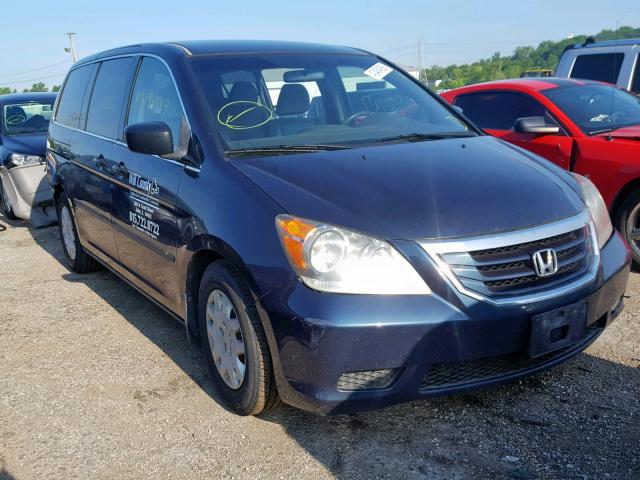 5FNRL38269B055766 - 2009 HONDA ODYSSEY LX BLUE photo 1