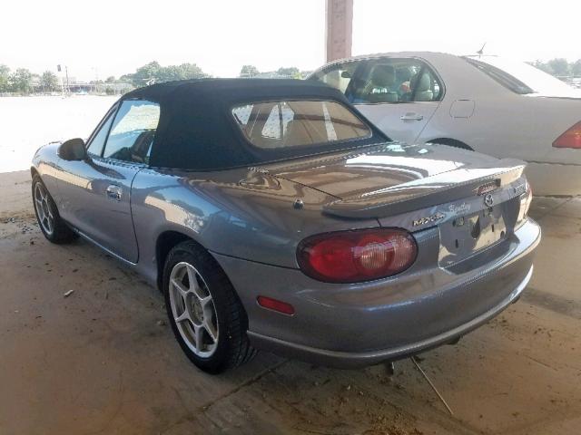 JM1NB354040409151 - 2004 MAZDA MX-5 MIATA GRAY photo 3