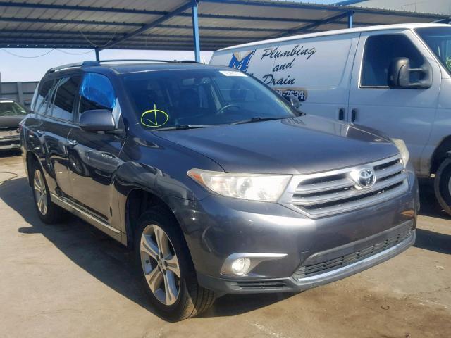 5TDYK3EH7CS065118 - 2012 TOYOTA HIGHLANDER GRAY photo 1