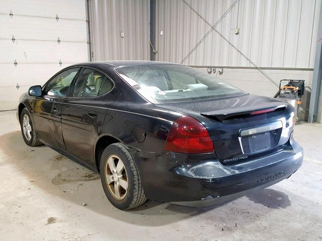 2G2WP552571214255 - 2007 PONTIAC GRAND PRIX BLACK photo 3