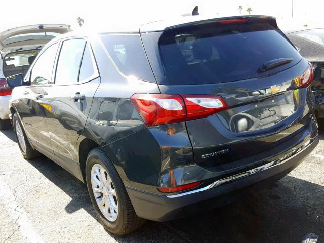 2GNAXJEV5J6218333 - 2018 CHEVROLET EQUINOX LT BLACK photo 3