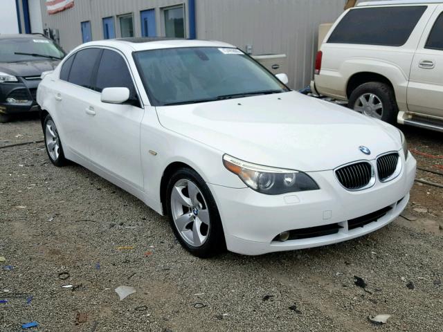 WBANE53557CW62772 - 2007 BMW 525 I WHITE photo 1