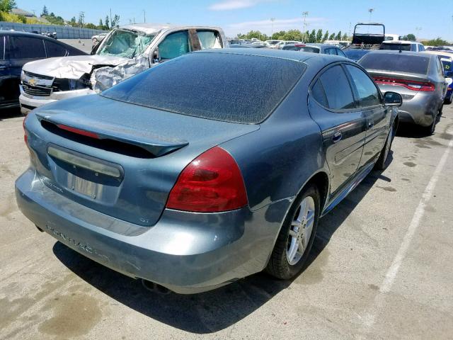 2G2WR554X61311638 - 2006 PONTIAC GRAND PRIX BLUE photo 4