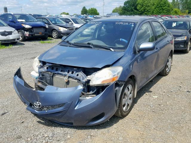 JTDBT923181283347 - 2008 TOYOTA YARIS BLUE photo 2