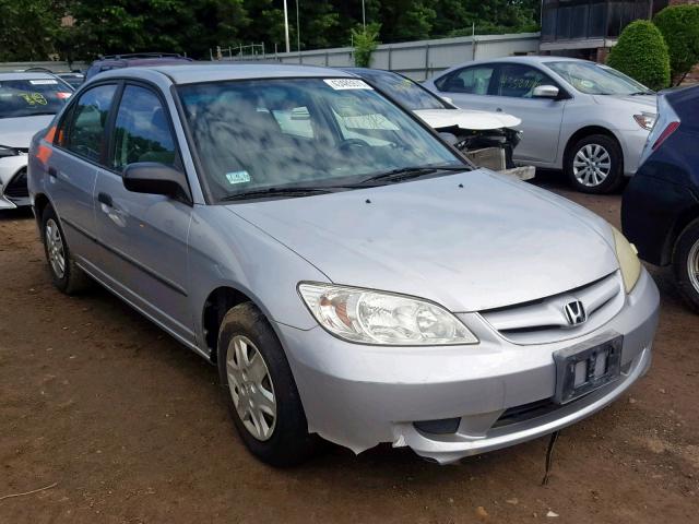 2HGES16374H628941 - 2004 HONDA CIVIC DX V GRAY photo 1