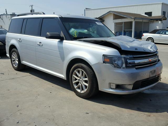 2FMGK5B83EBD24862 - 2014 FORD FLEX SE SILVER photo 1