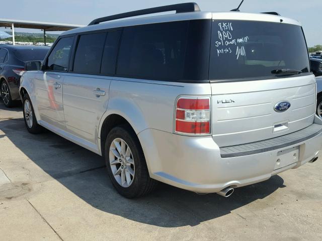 2FMGK5B83EBD24862 - 2014 FORD FLEX SE SILVER photo 3