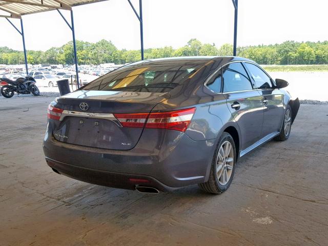 4T1BK1EB0EU092421 - 2014 TOYOTA AVALON BAS GRAY photo 4