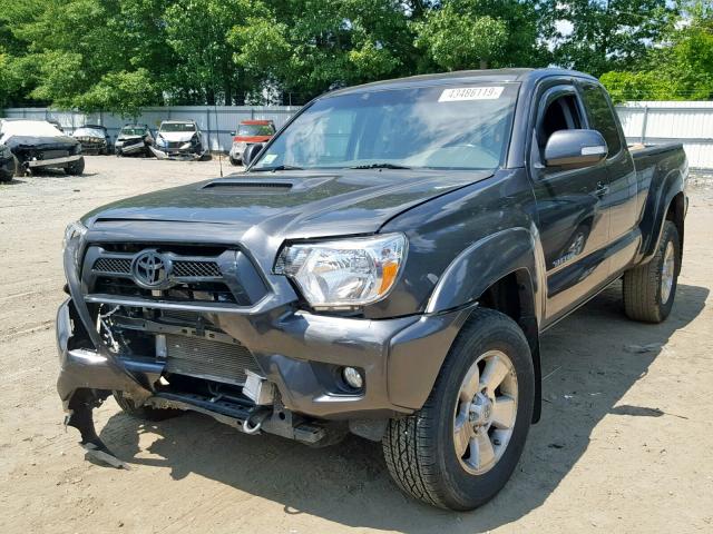 5TFUU4EN9DX055951 - 2013 TOYOTA TACOMA GRAY photo 2