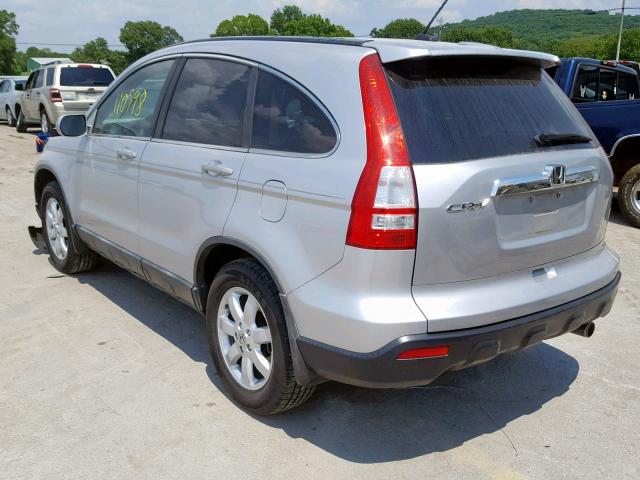 5J6RE38779L008596 - 2009 HONDA CR-V EXL SILVER photo 3