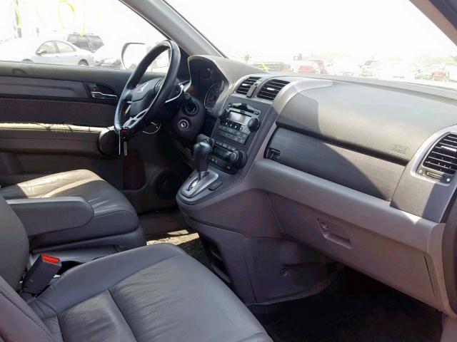 5J6RE38779L008596 - 2009 HONDA CR-V EXL SILVER photo 5