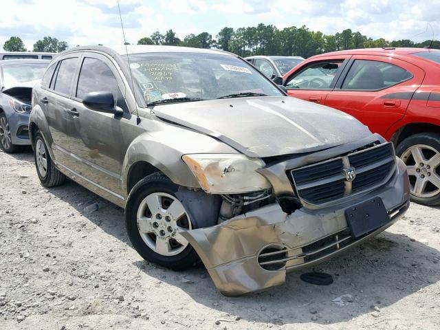 1B3HB28B27D210666 - 2007 DODGE CALIBER BROWN photo 1