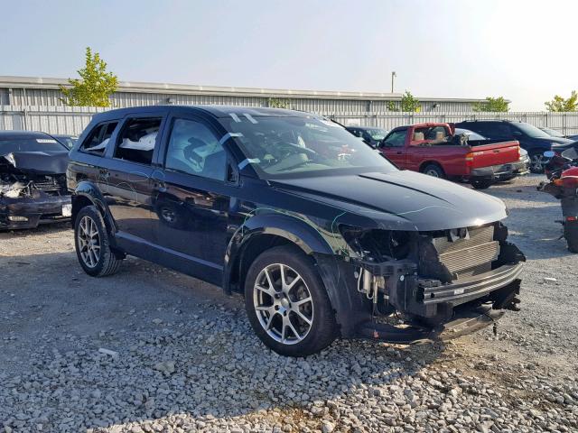 3C4PDCEGXHT511840 - 2017 DODGE JOURNEY GT BLACK photo 1