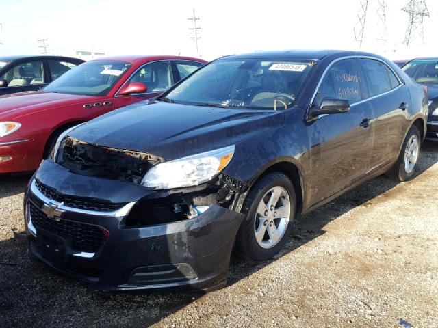 1G11C5SL9EF208794 - 2014 CHEVROLET MALIBU 1LT ნაცრისფერი ფოტო 2
