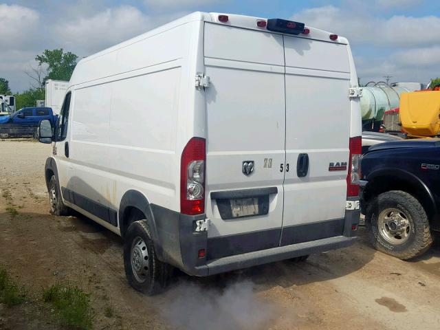 3C6TRVBGXJE140406 - 2018 RAM PROMASTER 白色 照片 3
