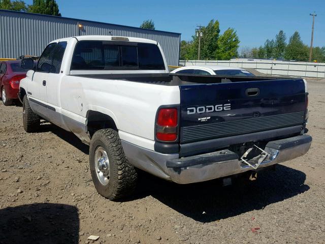 1B7KC23ZX1J603412 - 2001 DODGE RAM 2500 WHITE photo 3