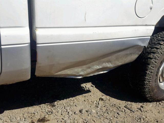 1B7KC23ZX1J603412 - 2001 DODGE RAM 2500 WHITE photo 9