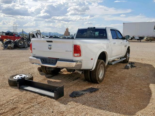 3C63RRJL1JG422427 - 2018 RAM 3500 LARAM WHITE photo 4