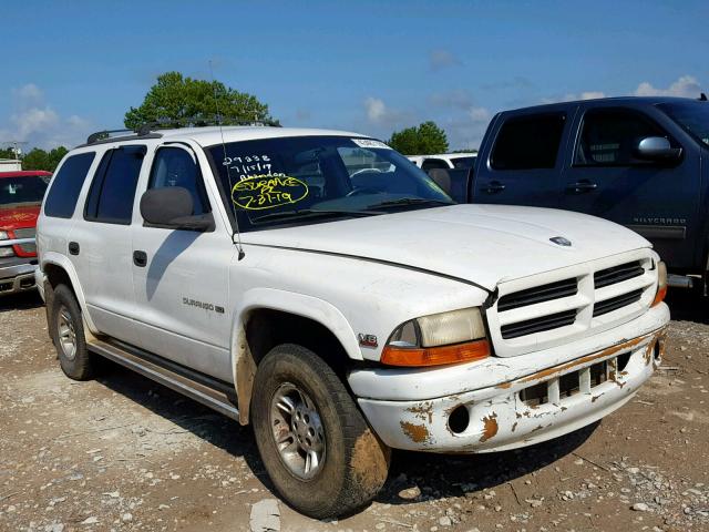 1B4HS28Y1WF214596 - 1998 DODGE DURANGO WHITE photo 1