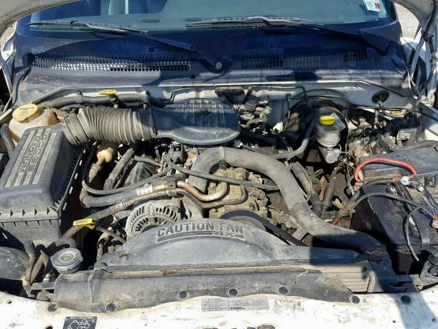 1B4HS28Y1WF214596 - 1998 DODGE DURANGO WHITE photo 7