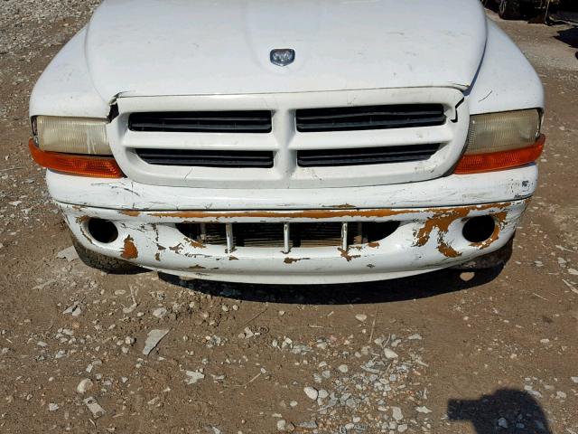 1B4HS28Y1WF214596 - 1998 DODGE DURANGO WHITE photo 9