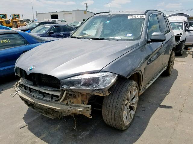 5UXKR6C59F0J76433 - 2015 BMW X5 XDRIVE5 GRAY photo 2