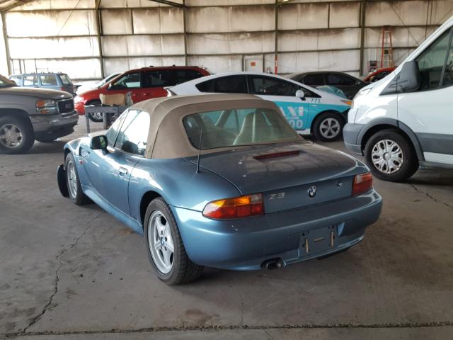 4USCH7337WLD16861 - 1998 BMW Z3 1.9 BLUE photo 3