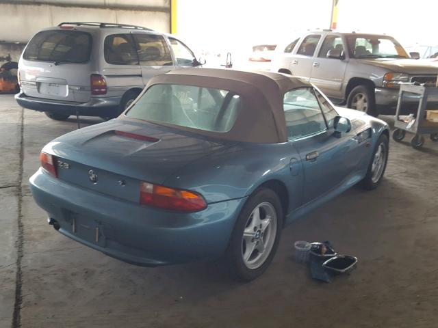 4USCH7337WLD16861 - 1998 BMW Z3 1.9 BLUE photo 4