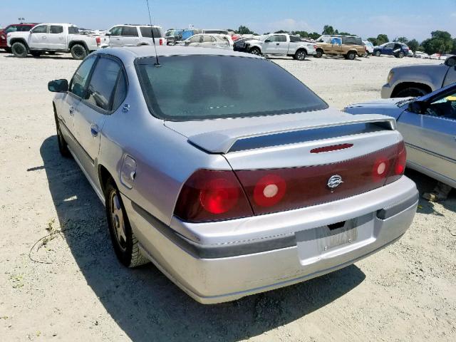 2G1WH55K019118852 - 2001 CHEVROLET IMPALA LS SILVER photo 3